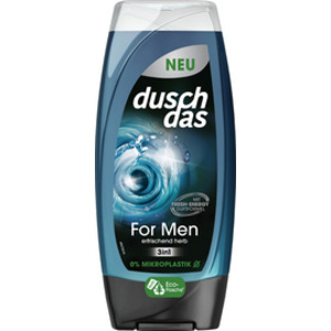duschdas Gel douche & shampooing 3en1 pour homme, 250 ml