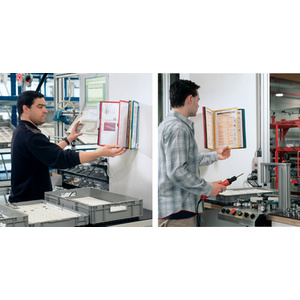 DURABLE Système de présentation VARIO wall 10, kit complet,  - 55103