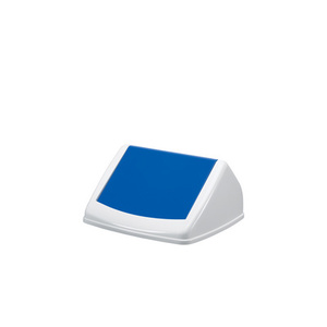 DURABLE Couvercle DURABIN FLIP LID SQUARE 40, blanc/blanc