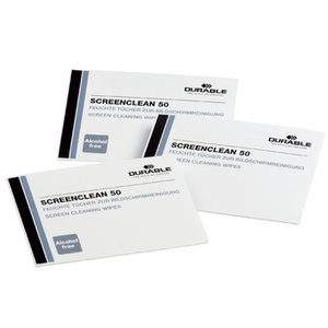 DURABLE Lingettes nettoyantes pour écran SCREENCLEAN 50