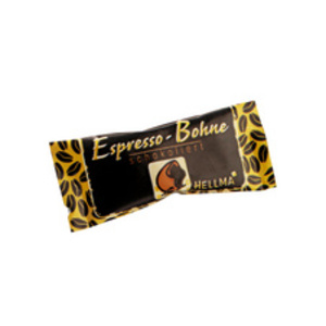 HELLMA Grains espresso enrobés de chocolat noir, boîte de