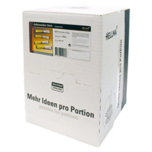 HELLMA Sticks de mousse à café, dans un présentoir en carton