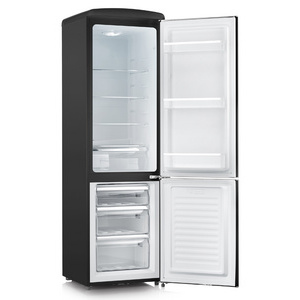 SEVERIN Réfrigérateur/congélateur retro, RKG 8922, noir mat