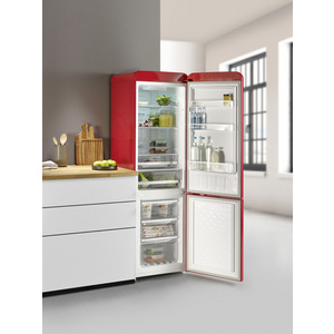 SEVERIN Réfrigérateur/congélateur retro, RKG 8927, rouge