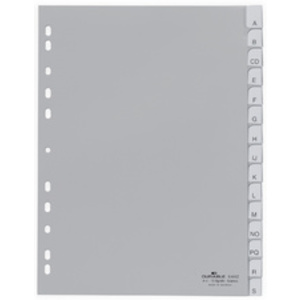 DURABLE Intercalaires en plastique, A4, en polypropylène,