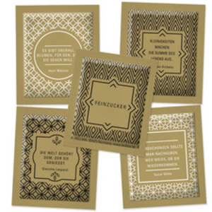 HELLMA GOLDLINE Sachets de sucre, dans un carton