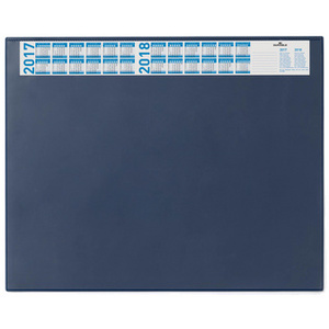 DURABLE Sous-main avec calendrier annuel, noir  - 68503