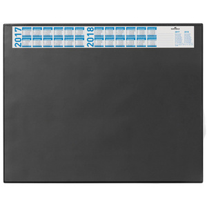 DURABLE Sous-main avec calendrier annuel, noir  - 68503