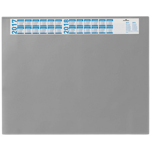 DURABLE sous-main avec calendrier annuel, gris