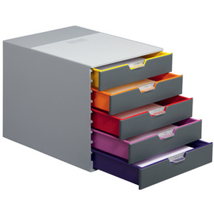 DURABLE Module de classement VARICOLOR 5, avec 5 tiroirs  - 67683