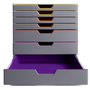 DURABLE Module de classement VARICOLOR 7, 7 tiroirs  - 67776