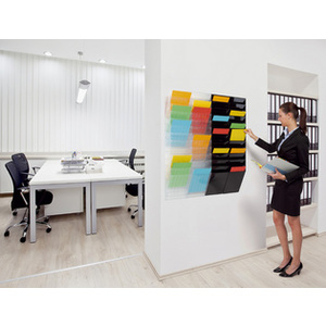 DURABLE Porte-brochures mural 'FLEXIBOXX 12', A4