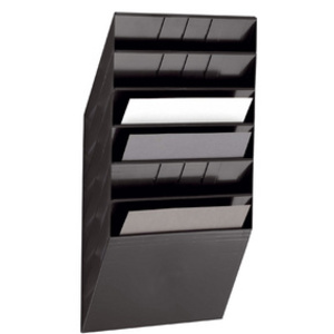 DURABLE Set porte-brochures mural 'FLEXIBOXX 6', A4, noir