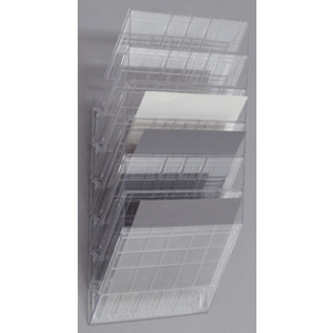 DURABLE Set porte-brochures 'FLEXIBOXX 6', A4, transparent