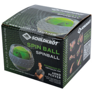 SCHILDKRÖT Balle d'entraînement main/bras Spinball,gris/vert