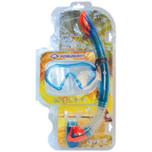 SCHILDKRÖT Set masque/tuba Junior 'Barbados', 2 pièces, bleu
