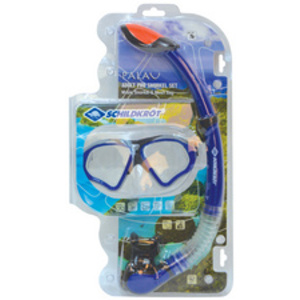 SCHILDKRÖT Set masque/tuba 'Pro Palau', 2 pièces, bleu
