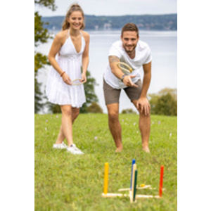 SCHILDKRÖT Jeu de lancer d'anneau 'Ring Toss', en bois