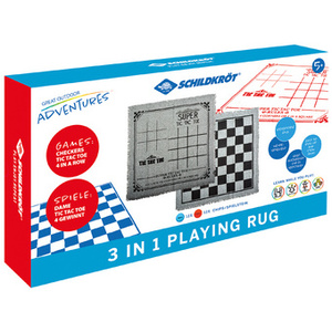 SCHILDKRÖT Tapis de jeu en polyester 3en1