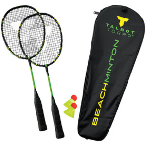 TALBOT torro Kit de beachminton, couleur: noir-vert fluo