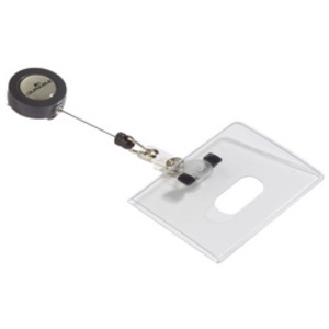 DURABLE Porte-badge, en PVC souple, 85 x 54 mm