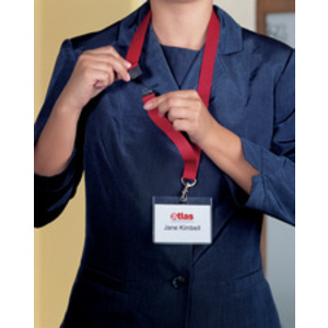 DURABLE Lacet textile 20, avec fermeture de sécurité, noir  - 49998