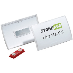 DURABLE Badge Click Fold, avec aimant, 90 x 54 mm, flexible  - 44133