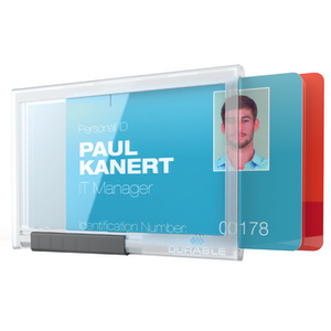 DURABLE Lacet textile FLEX, avec enrouleur, gris