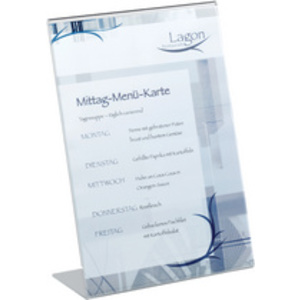 DURABLE présentoir prospectus, A4 portrait, en acrylique