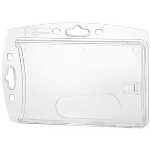 DURABLE Porte-badge, plastique rigide, 54 x 85 mm, encoche