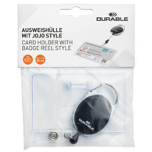 DURABLE Porte-badge avec enrouleur STYLE pour 1 badge