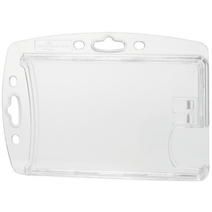 DURABLE Porte-badge double, rigide, avec encoche